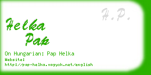 helka pap business card